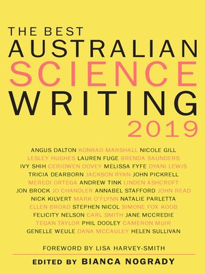 cover image of The Best Australian Science Writing 2019